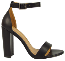 Load image into Gallery viewer, Ankle Strap Sandal- Black
