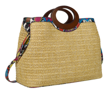 Load image into Gallery viewer, Wooden Top Handle Bag