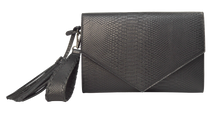 Load image into Gallery viewer, Embossed Clutch- Black