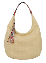 Load image into Gallery viewer, Raffia Hobo