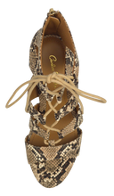 Load image into Gallery viewer, Tall Lace Up Heel