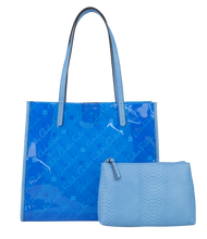 Load image into Gallery viewer, Clear Logo Tote with Pouch