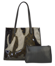 Load image into Gallery viewer, Clear Logo Tote with Pouch