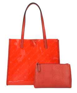 Clear Logo Tote with Pouch