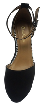 Load image into Gallery viewer, Ankle Strap Espadrille- Black