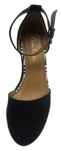 Ankle Strap Espadrille- Black