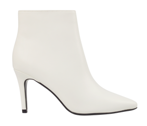 White Heeled Bootie