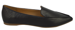 Pointy Black Loafer