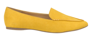 Pointy Loafer- Yellow Suede