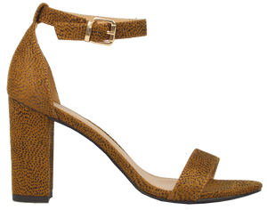 Ankle Strap Sandal- Animal Print