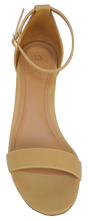 Load image into Gallery viewer, Ankle Strap Sandal, Low- Beige