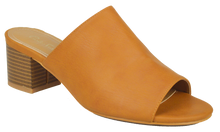 Load image into Gallery viewer, Open Toe Mule- Saddle