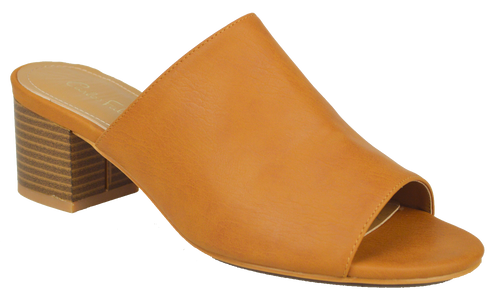 Open Toe Mule- Saddle