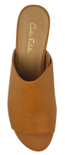 Load image into Gallery viewer, Open Toe Mule- Saddle