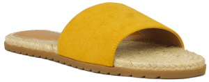 Slides- Yellow Suede