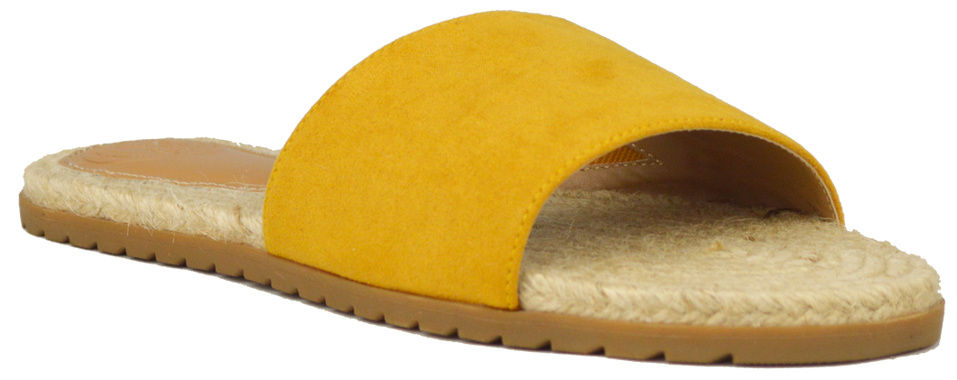 Slides- Yellow Suede