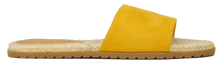 Load image into Gallery viewer, Slides- Yellow Suede