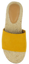 Load image into Gallery viewer, Slides- Yellow Suede