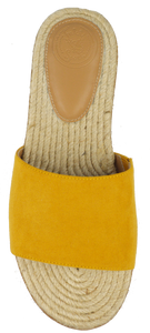 Slides- Yellow Suede