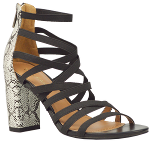 Strappy Heel- Python