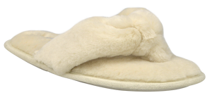 Fuzzy Slipper - White