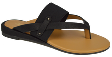 Load image into Gallery viewer, Strappy Thong Sandal- Black