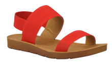 Load image into Gallery viewer, Banded Sandal- Red Suede