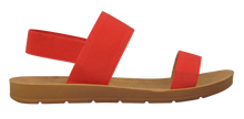 Load image into Gallery viewer, Banded Sandal- Red Suede