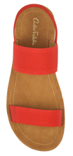 Load image into Gallery viewer, Banded Sandal- Red Suede