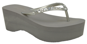 Platform Thong- Glitter