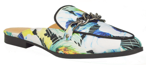 Floral Mule - Black