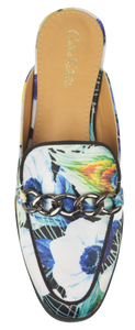 Floral Mule - Black